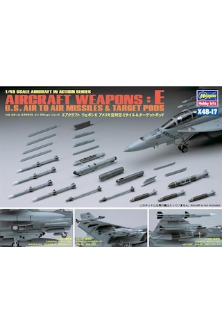 Hasegawa X48-17 36117 1/48 Ölçek, Savaş Uçağı Silahları-e, Plastik Model Kiti-51794