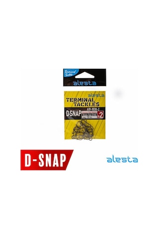 Alesta D-snap No:2 Siyah Nikel Klips 12 Adet 21kg Çeker