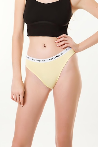Parlingerie Kadın Slip Külot Sarı