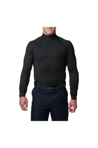 5.11 Mock Neck Ls Top Sıyah-4738 Çok Renkli