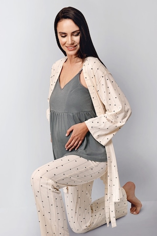 Arnetta Kadın 3'lü Pijama Takımı 5274-48484 Gri