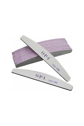 Opi Profesyonel Çift Taraflı Kağıt Törpü Yarım Ay 100/180