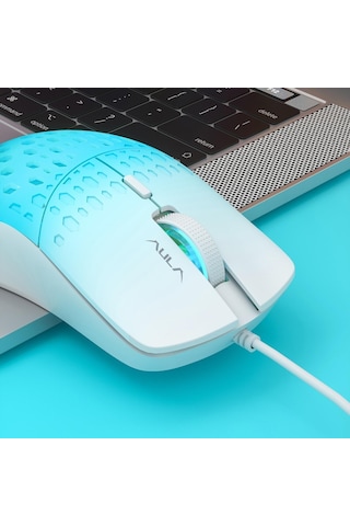 Aula S11 Pro 3600 DPI RGB Optik Oyuncu Mouse