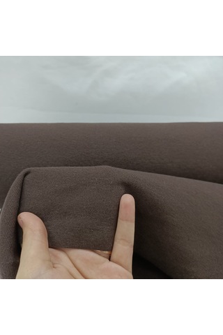 1 1 Bebe Kaşkorse Ribana Kumaş Kumaş Eni: 35 Cm Tüp %95 Pamuk %5 Elastan 032 Kahverengi