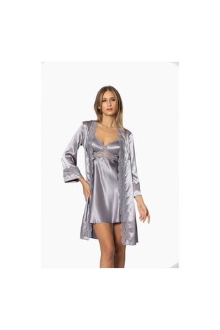Pierre Cardin 6010 Kadın Saten Dantelli 6'lı Takım-royal ROYAL