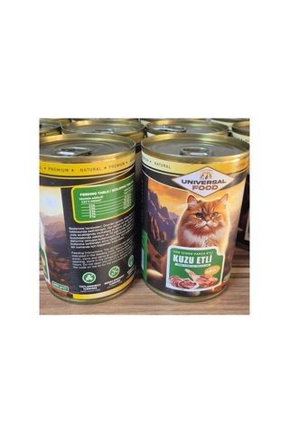 Parça Kuzu Etli Tam Yaş Mama Natural Premıum 2x400 Gr Yetişkin Kedi
