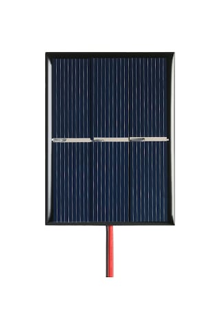 Xiyyadms 1.5v 0.65w Taşınabilir Güneş Paneli, 60x80x3mm, Polikristal Silisyum, Dıy Şarj Cihazı İçin, Seri/paralel Bağlantı, 14cm Kablolu