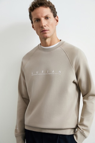 Lufian Cooper Erkek Sweatshirt Bej Bej 112030198100550