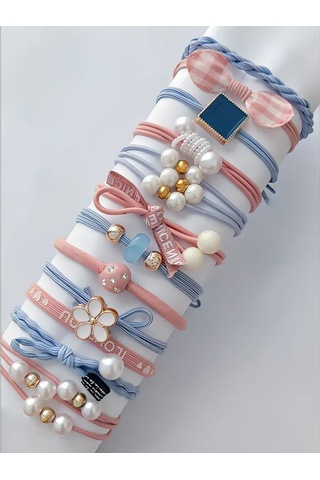 Mını Shop Msk 12'li Saç Lastiği Seti 200337533 Beyaz