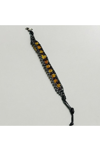 Kaya Damla Kehribar Bileklik 164685779 Sarı