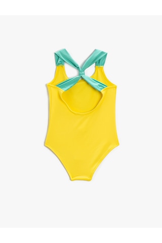 Koton Mayo Pul Detaylı Ananas Baskılı Sarı Desenli 2skg30018bm Sarı Desenli Sarı