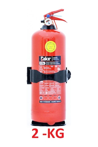 Çakır 2 Kg Yangın Söndürme Tüpü - Kuru Kimyevi Tozlu Abc