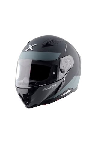 Axor Hunter Turbo Black Grey Dull Ece 22.06 Kapalı Kask Mat Titanyum - Siyah