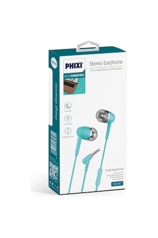 Phixi Basic HS606 Mikrofonlu Kablolu Kulakiçi Kulaklık