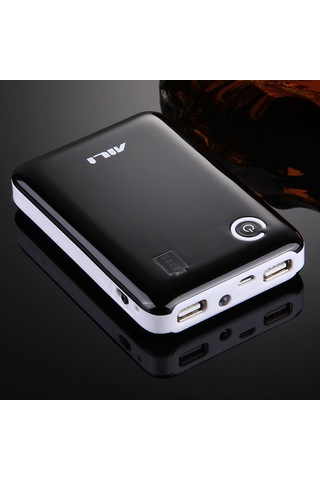 Taşınabilir Yüksek Verimli 4 X 18650 Piller Plastik Güç Bankası Kabuk Kutusu, Çift Usb Çıkışı Ve Isı Dağılımı Deliği İle, Piller Dahil Değildir Rastgele Renk Teslimatı