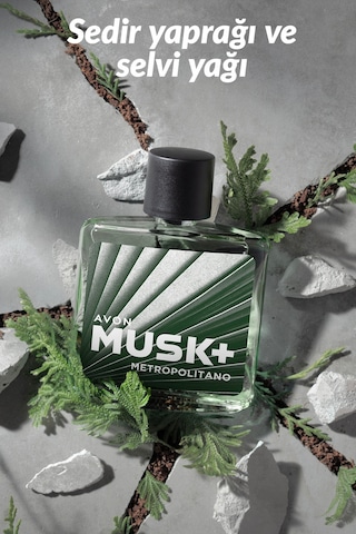 Avon Musk Metropolitano Erkek Parfüm EDT 3 x 75 ML