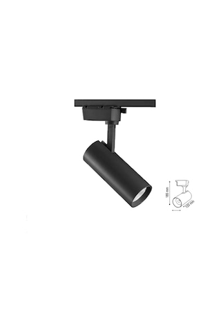 20w Siyah Ray Spot Armen 3200k Sarı Işık