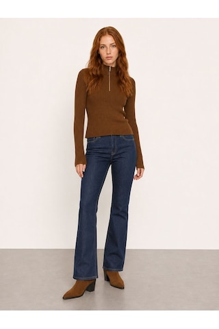 Loft Belinda Slim Fit Kadın Pantolon Lf2044347 Q1.v1 Denim