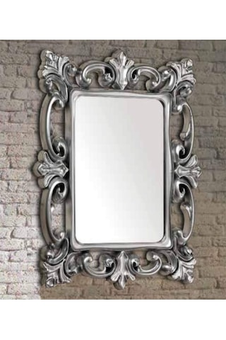 M3 Decorium Gümüş Yaldız 58x77cm Dev Büyük Banyo Salon Koridor Yatak Odası Etajer Kolon Duvar Antre Boy Aynası Çok Renkli