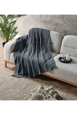 Adora Koltuk Şalı İndigo - 130x170 Cm