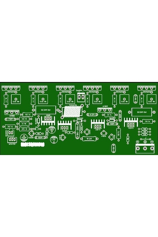 300 Watt Tek Kanal Mono Amfi Devre Kartı Yeşil