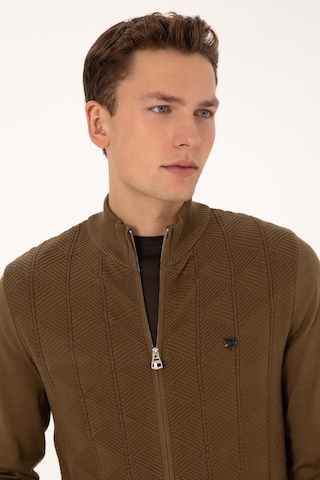 U.s. Polo Assn. Erkek Haki Hırka Triko 50315024-vr027 Hakı