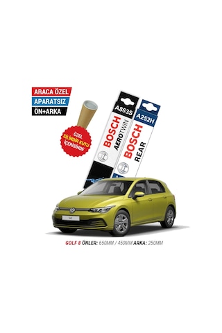 Vw Golf 8 / 8.5 Ön Arka Silecek 2021-2026 Bosch Aerotwin