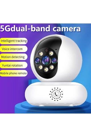 Yapay Zekalı 2.4/5g Wi-fi Destekli Uzakta İzleme Hareket Sensörlü