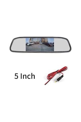 Maiyame Araç Geri Görüş Kamerası Ve Lcd Ekran - Yüksek Çözünürlük Ccd - 12v Tırnaklı Ayna Monitörü