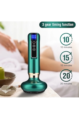 Artfulabode Vantuz Vakumlu Selülit Masaj Aleti - Elektrikli Anti-cellulite Yeşil