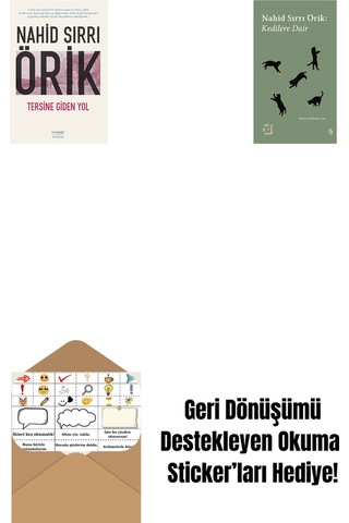 Tersine Giden Yol + Everest Açıkhava 29 - Kedilere Dair + Okuma Sticker'ları