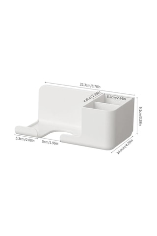 Ayt Sunup Sn-27125 Banyo Rafı Sabunluk Diş Fırçası Saç Kurutma Makinesi 223x91x109mm Yapıştırma Ve Kancalı