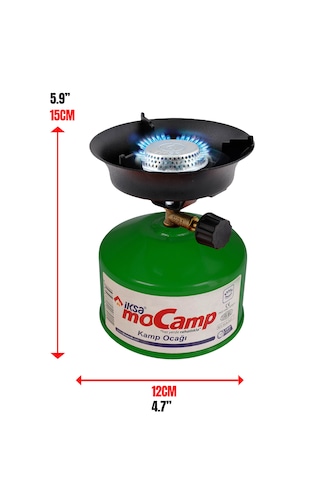 İksa Mocamp Kamp Ocağı Gazlı Kamp Ocağı - Yeşil