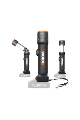 Worx Wx027.9 20volt 510 Lümen Çok Fonksiyonlu Led Fener Akü Dahil Değildir Fr Wx027.9