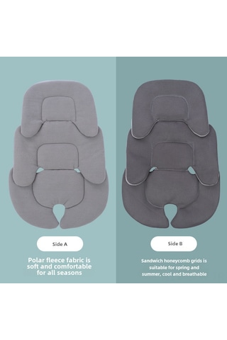 Maiyame Yeni Doğan Bebekler İçin Tekerlekli Arabalar, Kolluklar, Emniyet Koltukları Kullanıma Uygun Genişletilebilir Emniyetli Omuz Ve Bel Koruyucu Yumuşak Yastık - Gri