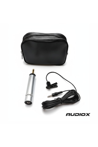 Audıox Yaka Mikrofonu 6.3 Mm Jak Girişli Klipsli Lavalier Mikrofon Mikser/amfi/karaoke Uyumlu Çantalı Set