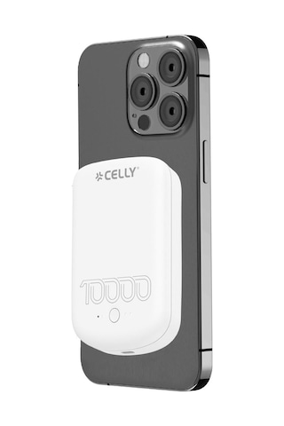 Celly Magsafe 10w 10kmah Powerbank Pro - Beyaz Beyaz