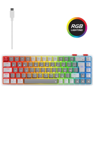 Rampage Yoru Mini Pro Bluetooth 5.0 Mekanik Q Klavye