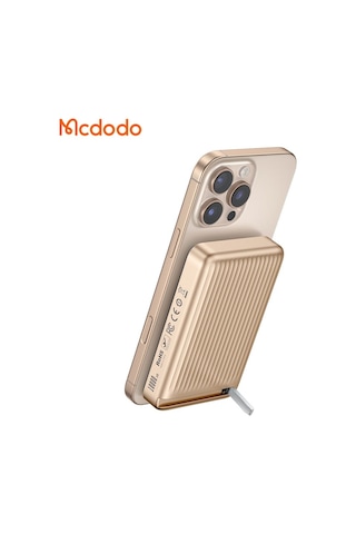 Mcdodo Mc-7812 10000mah 30w Qi2 Kablosuz Powerbank Çöl Titanyum Gold