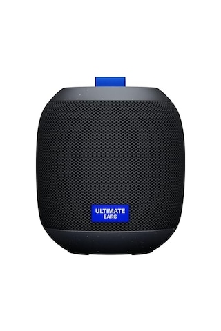 Ultimate Ears Wonderboom Play Taşınabilir Su Geçirmez Bluetooth, Büyük Bas Ve 360 Derece Ses, 40 M Kullanım Mesafeli Toz Geçirmez Hoparlör, Siyah