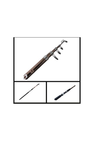 Uyguna-yakala 60-120 Gr Protackle Beacon 3.50 Mt Teleskopik Kamış Kahve-ams.038