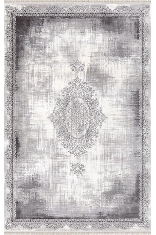 Merinos Halı Rodin Serisi 19770-095 Akrilik Halı Salon Oturma Odası Halısı Gri