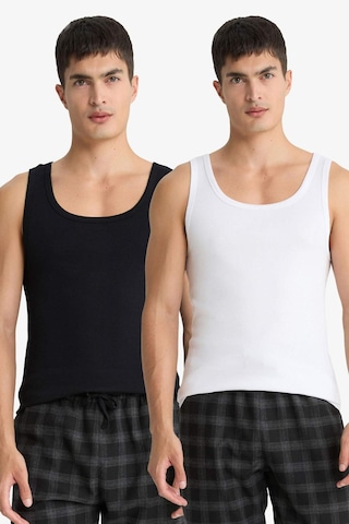 DeFacto Slim Fit Dar Kesim Ribana 2'li Atlet Y9056AZ25SPBK27