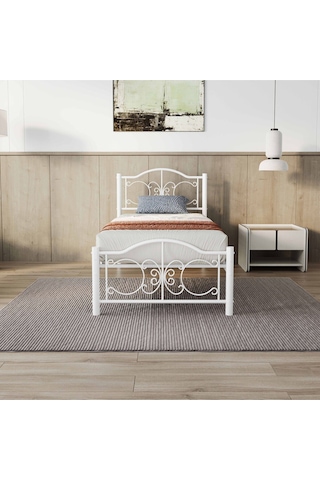 Aksviva Pero Tek Kişilik Ferforje Metal Karyola