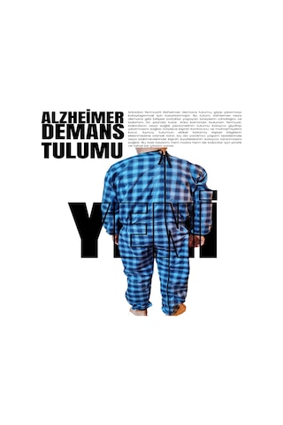 Benlife Uzun Kol Ribanalı Demans Tulumu Ekose Kumaş