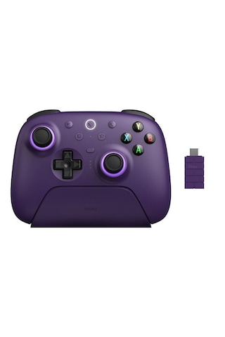8bitdo Ultimate 2 Kablosuz Oyun Kolu Windows & Android Uyumlu Hall Effect 2.4g Controller Mor