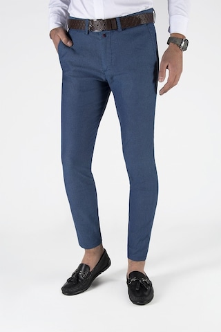 Terapi Men Erkek Slim Fit Armürlü Italyan Kesim Keten Pantolon 21k-2200420-3 Lacivert Lacivert