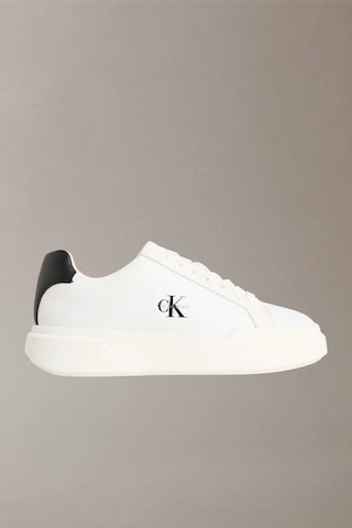 Calvin Klein Chunky Cupsole Bağcıklı Deri Kadın Siyah Sneaker Yw0yw01947-06x Siyah
