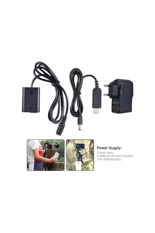 Dofolink Sony Kameralar İçin Np-fw50 Sahte Batarya + 5v 3a Ac Adaptörü Eu Şarj Aleti, 100-240v - Kısa Devre, Aşırı Gerilim Ve Akım Koruma