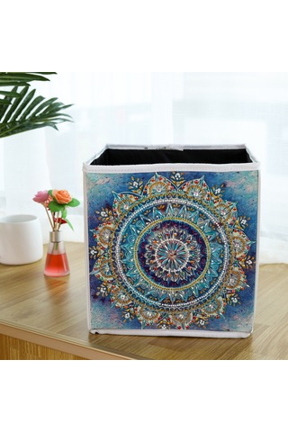 Xiyyadms Dıy El Sanatı İçin Gömlekli Saklama Kutusu - Beyaz Kumaş, 25cm, Alet Seti Dahil Diğer